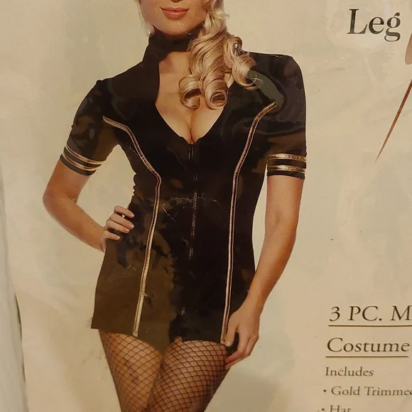 Halloween costume, Women's 3 piece sexy flight crew attandent costume - Picture 2 of 5